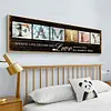 Family-11CT Stamped Cross Stitch Kit(90x30cm)