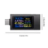 Type-C Current and Voltage Monitor DC 4-30V 0-12A Cell Phone Charging Tester