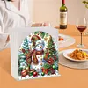 Christmas Acrylic DIY 5D Diamond Art Painting Napkin Holder Set (Snowman)