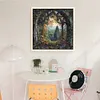 Forest Window-11CT Stamped Cross Stitch 50*50cm/19.69*19.69in
