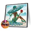 (US Local)4pcs/set Girl-Special Shaped Diamond Painting Kit(30x30cm)