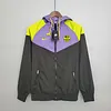 2023/2024 Barcelona Jersey Windbreaker Black and purple love fball