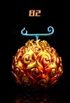 POP WCF Scale Flame-Flame Fruit 2.0 - ONE PIECE Resin Statue - UNO Studio