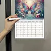 DIY Special Shaped Colorful Pattern 5D DIY Diamond Art Monthly Planner Kit
