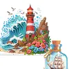 DIY Ocean Lighthouse Door Frame Diamond Painting Door Corner Sign Kit
