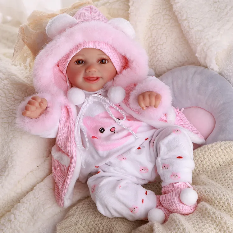 Babeside Smiling Reborn Baby Sunny&nbsp;17'' Little Infant Girl Emotional Support Presence