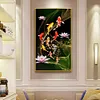 Fish Lotus - Full Round Diamond Painting(85*45cm)