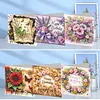 6Pcs Birthday DIY Diamond Painting Greeting Card with Envelope for Friend Family