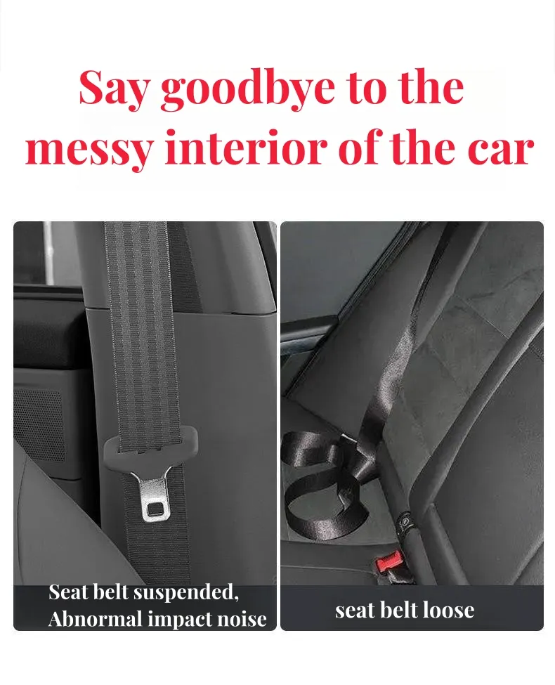 Magnetic anti-collision mute stabilizer for car seat belts