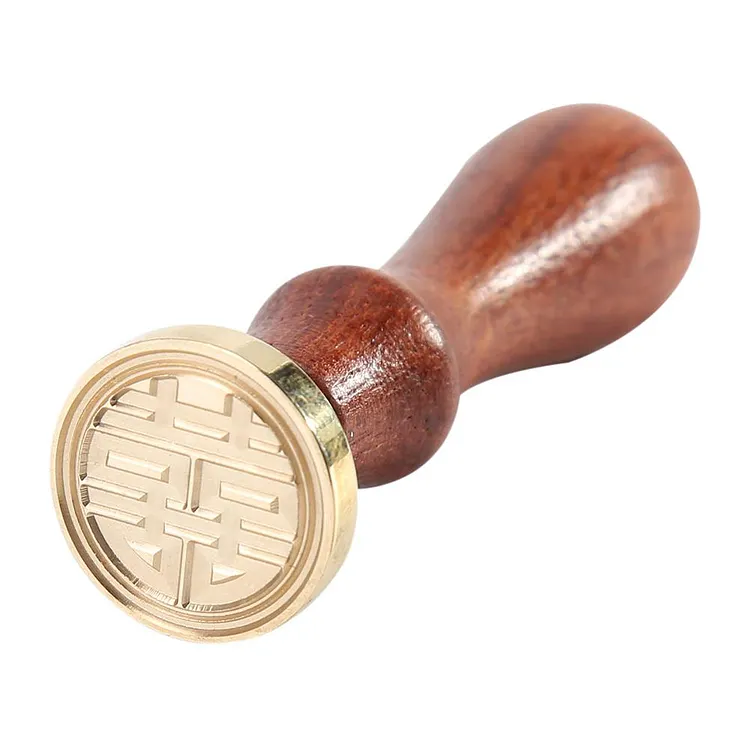 Diy Fire Lacquer Round Sealing Wax Stamp Head gbfke