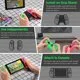 DinoFire Switch Joycon Controller for Nintendo Switch & Switch OLED（Red & Green）