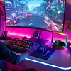 Mobile Phone Earphone Watch 3 in 1 Wireless Charger RGB Colorful Light Multi-Function Atmosphere Light Smart Night Light