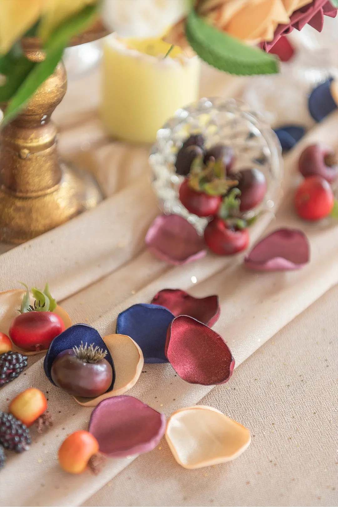 Silk Rose Petals