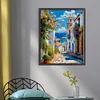 Seaside Town - 14CT Stamped Cross Stitch - 40*50cm