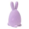 Flocked Easter Decorations Bunny Honeycomb Ornament DIY Table Centerpiece Set Ornaments for Spring Home Holiday