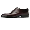 Handmade Brown Mens Wholecut Leather Dress Shoes Wedding