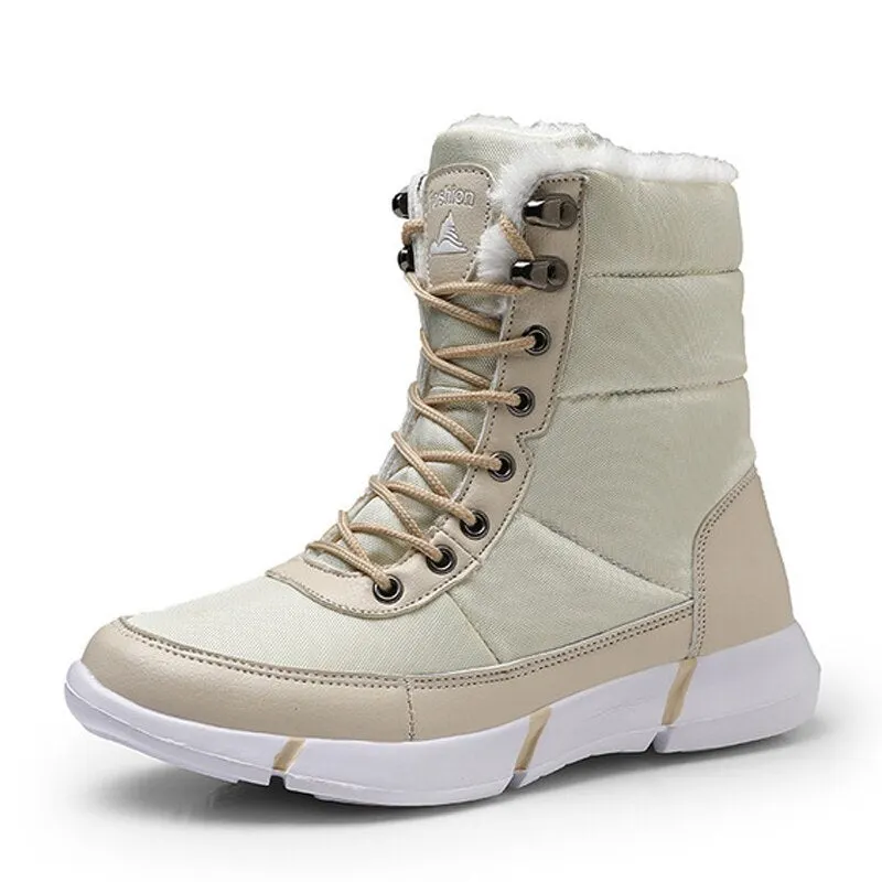 Women Boots Non-slip Waterproof Winter Ankle Snow Boots Women Platform Winter Shoes With Thick Fur Botas Mujer Thigh High Boots