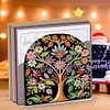 Acrylic Tree Of Life Diamond Painting Paper Towel Napkin Holder for Art Crafts