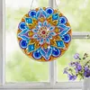 Diamond Painting Acrylic Single-Sided Drill Mandala Pendant Window Hanging Ornament
