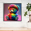 Colourful Bear - Round AB Drills Diamond Painting(45*45cm)