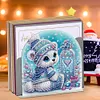 Christmas Acrylic DIY 5D Diamond Art Painting Napkin Holder Set (Polar Bear)