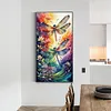 Butterfly Dragonfly-Full Round Diamond Painting 40*70CM