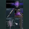 Rotating Head Bug Zapper Racket 2 in 1 Electric Fly Swatter for Indoor Outdoor
