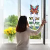 DIY Diamond Painting Double Sided 3D Wind Chime Flower Butterfly Pendant Hanging Kits