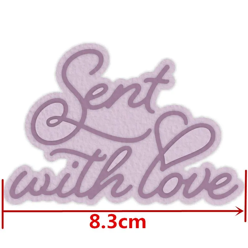Warm Phrases Greetings Metal Cutting Dies Best Wishes Phrases Die Cuts For DIY Card Making New 2019 Embossed Crafts Cards
