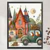 【Limited Stock Sale】Bird On Roof-11CT Stamped Cross Stitch 50*65cm/19.69*25.59in(Big Size)