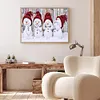 (Winter)Paint by Numbers Acrylic Painting - Snowman 50*40cm