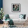 (US Local)Paint By Numbers Kit On Canvas DIY Oil Art Girl Picture Home Wall Decor40x40cm