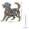 Diamond Painting Acrylic Double-side Cute Dog Pendant Hanging Gem