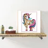 (Small Size)[Brand]Magic Unicorn - 14CT Counted Cross Stitch - 14*17cm - Animal