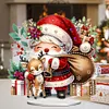 Acrylic Christmas Santa Snowman Cardinal Diamond Painting Desktop Decors Kit