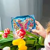 6Pcs Diamond Painting Greeting Card Heart Flower Handmade Card for Friends