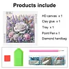 Diamond Painting-DIY Crystal Rhinestone Flower and Butterfly