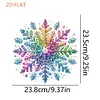 Diamond Painting 2D Flat Winter Snowflake Wall Door Decor