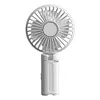 Umbrella Clip Fan Rechargeable Portable Handheld Fan for Home Office (Black)