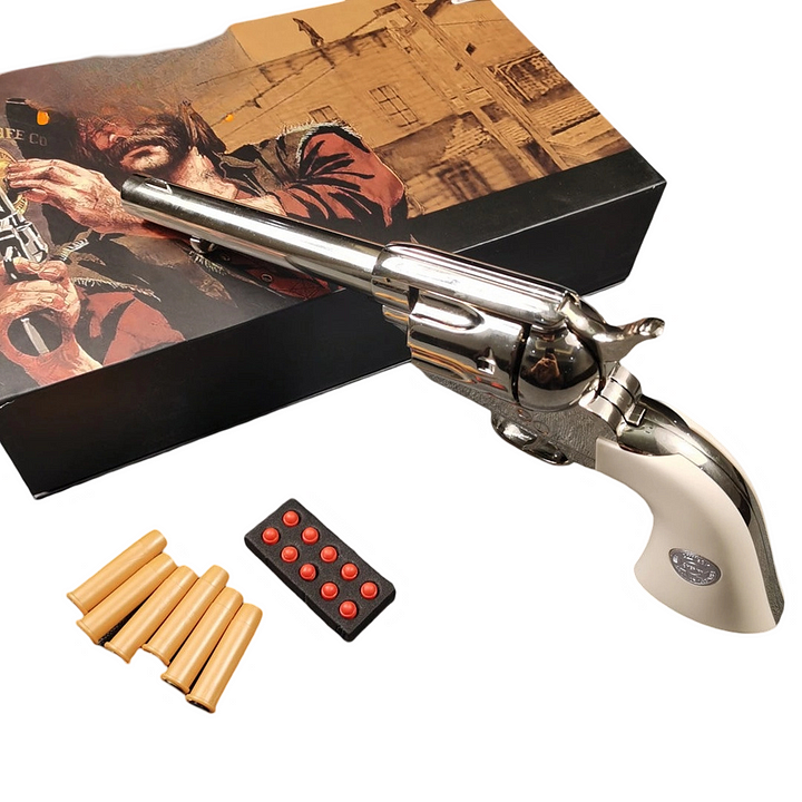 1873 Colt Single-Action Army Revolver Toy - Realistic Cowboy Style