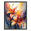 Yellow Lily-11CT Stamped Cross Stitch 40*50cm/15.75*19.69in