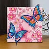 Pre-Framed DIY 3D Flapping Butterfly Diamond Painting Art Craft Kit Living Room Decor(20x20cm)
