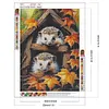 Woodland Hedgehog-Full Square Diamond Painting
