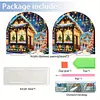 Christmas Acrylic DIY 5D Diamond Art Painting Napkin Holder Table Decor (Street)