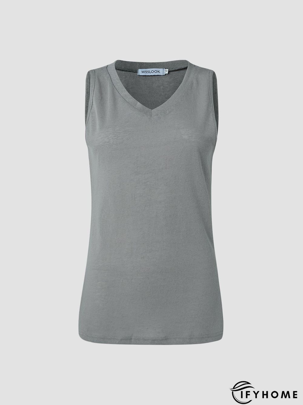 Women Solid Shift Casual Sleeveless shirt & Top | IFYHOME