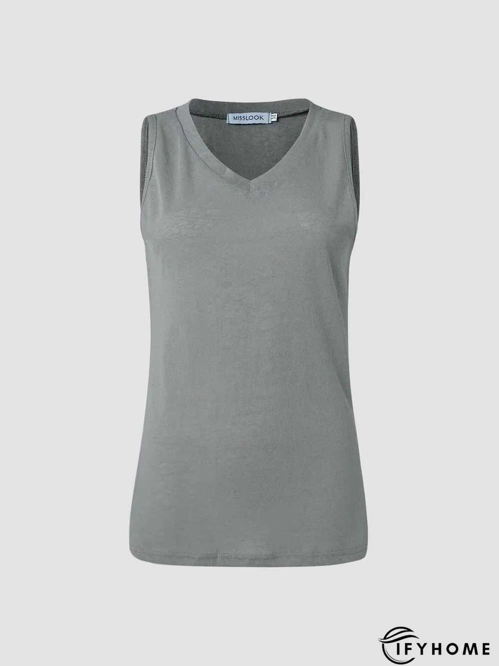 Women Solid Shift Casual Sleeveless shirt & Top | IFYHOME
