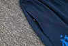 Joyfball 2024/2025 Olympique de Marseille Half-Pull Training Suit Royal Blue Jersey 1:1 Thai Quality Set