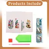 4pcs DIY Diamond Painting Wine Bag Kit Rhinestones Liquor Bottle Cover (Flower)