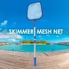 Swimming Pool Skimmer Net with Telescopic Pole Ponds Cleaning Debris Tools
