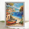 Boat - 9CT Partial Beaded Cross Stitch Kit(30x40cm)